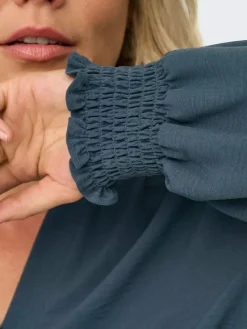Blouse blauw