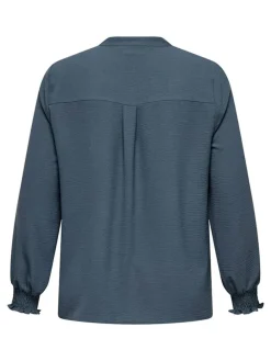 Blouse blauw