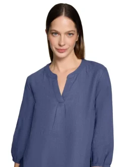 Blouse blauw