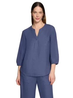 Blouse blauw