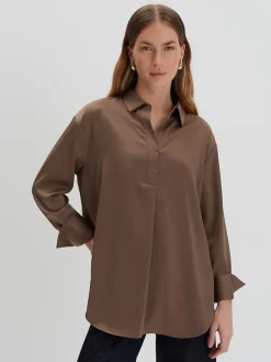 Blouse bruin