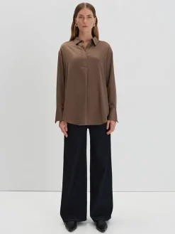 Blouse bruin