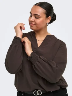 Blouse bruin