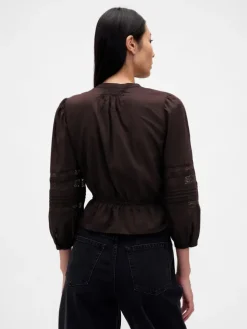 Blouse bruin