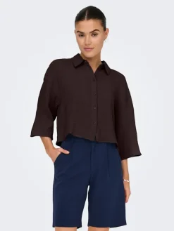 Blouse bruin