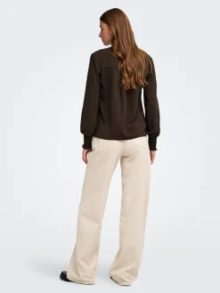 Blouse bruin
