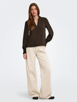 Blouse bruin