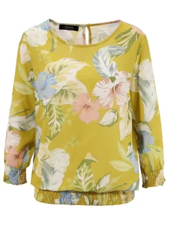 Blouse citroengroen