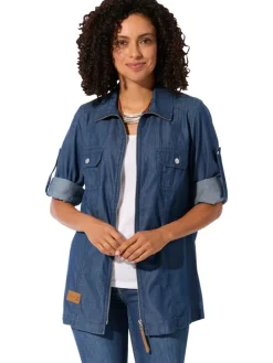 Blouse donkerblauw