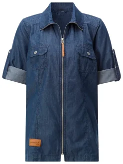 Blouse donkerblauw