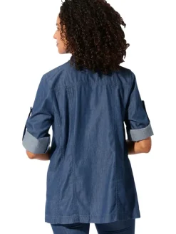 Blouse donkerblauw
