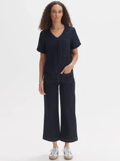 Blouse donkerblauw
