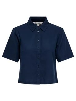 Blouse donkerblauw