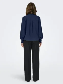 Blouse donkerblauw