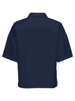 Blouse donkerblauw