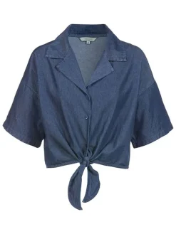 Blouse "Elonie" donkerblauw