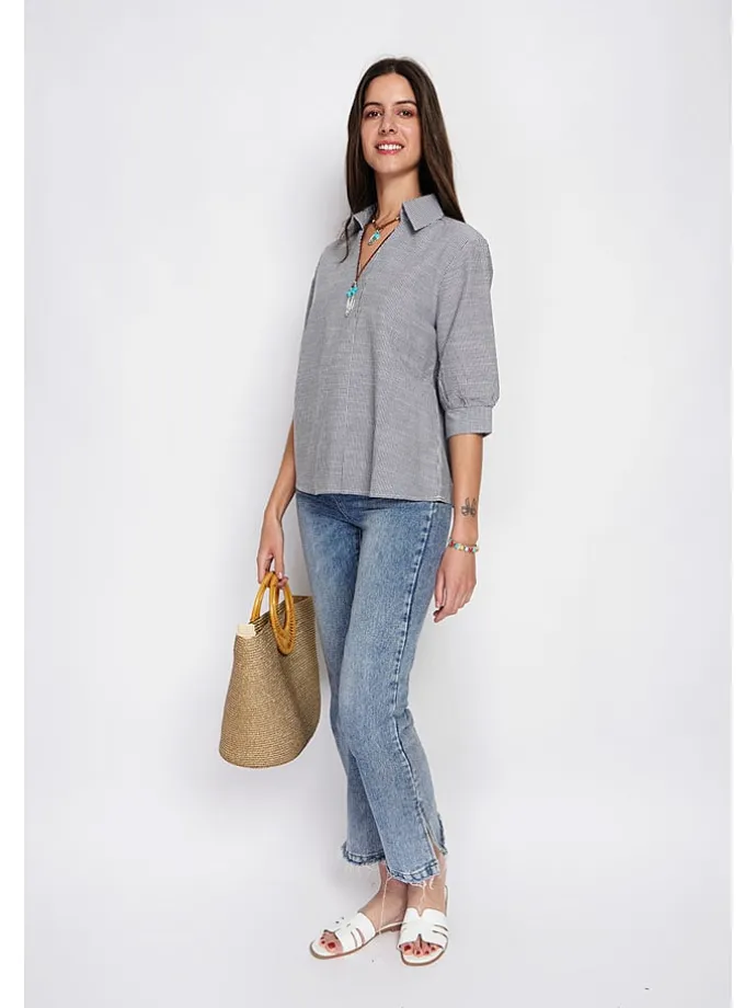 Blouse grijs