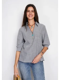 Blouse grijs