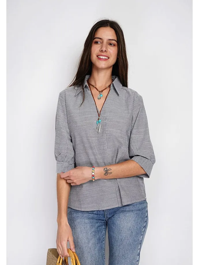Blouse grijs
