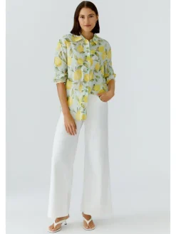Blouse groen/geel