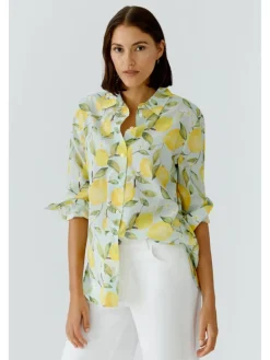 Blouse groen/geel