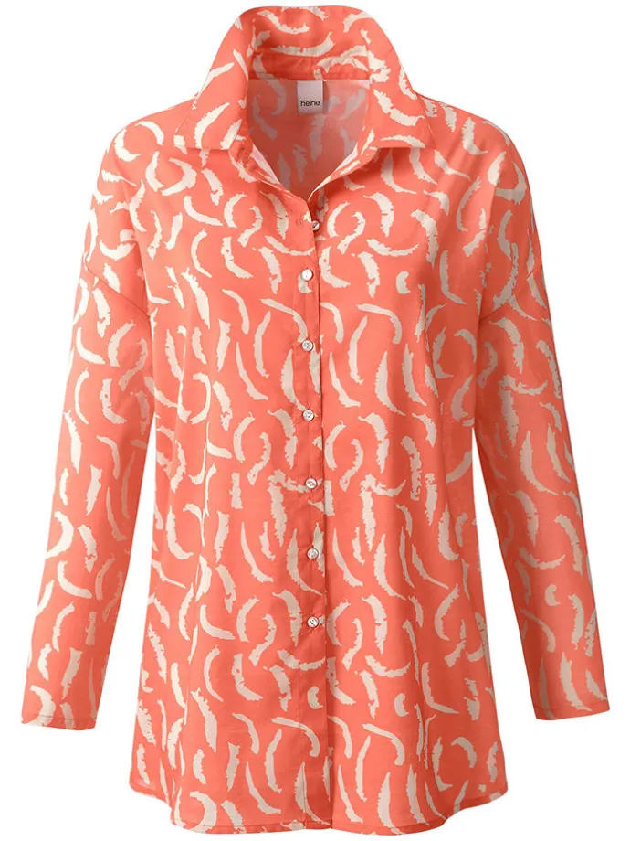 Blouse koraalrood
