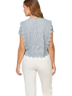 Blouse lichtblauw