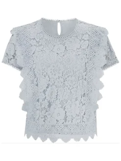 Blouse lichtblauw