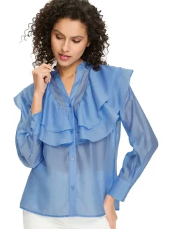 Blouse lichtblauw