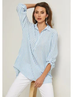 Blouse lichtblauw