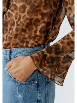 Blouse lichtbruin