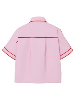 Blouse lichtroze/rood