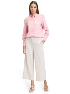 Blouse lichtroze/wit