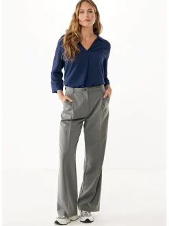 Blouse ''Lupine'' donkerblauw