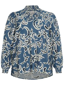 Blouse "Mahlia" lichtblauw