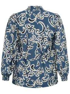 Blouse "Mahlia" lichtblauw
