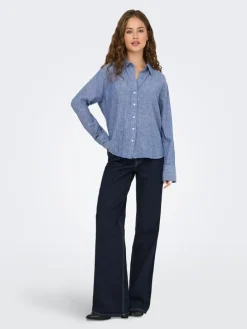 Blouse "Mila" blauw