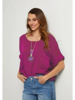 Blouse paars