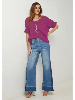 Blouse paars