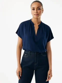 Blouse "Petulia" donkerblauw