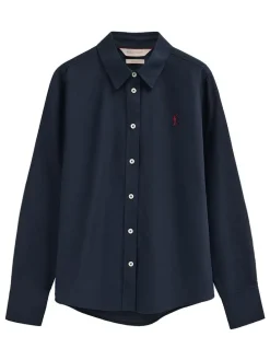 Blouse - regular fit - donkerblauw