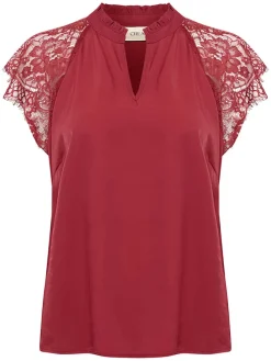Blouse rood