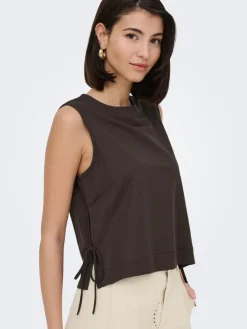 Blousetop "Leslie" bruin
