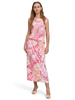 Blousetop lichtroze/roze/abrikooskleurig