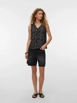 Blousetop zwart