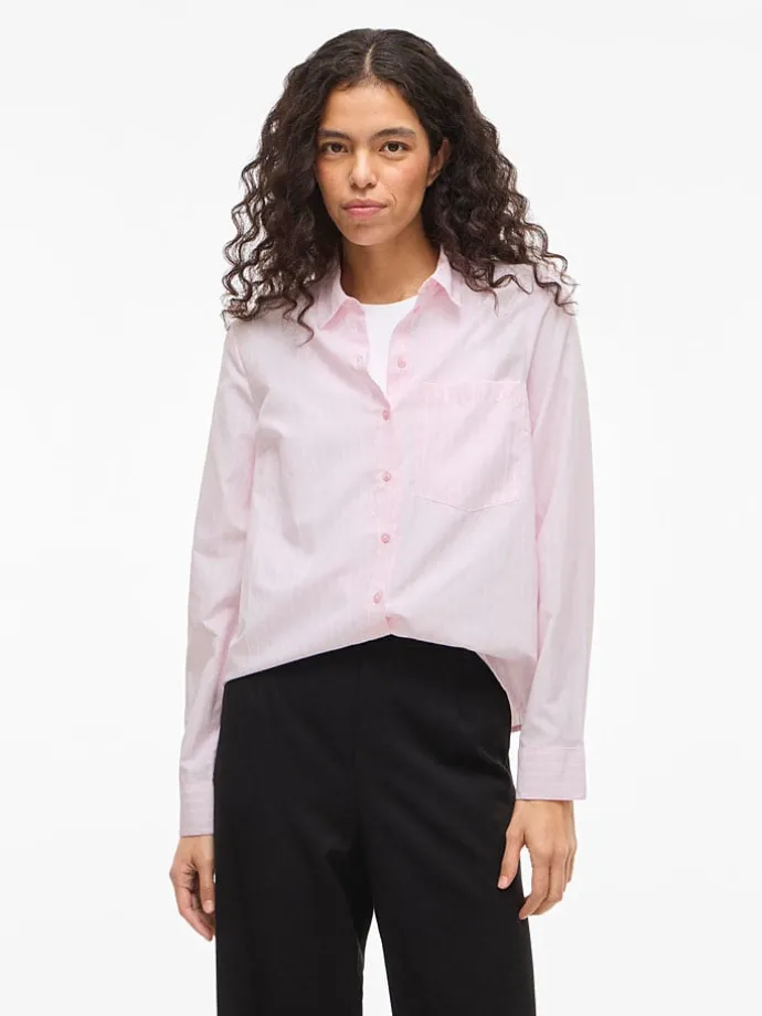 Blouse "Vidarma" - regular fit - lichtroze