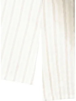 Blouse wit/beige