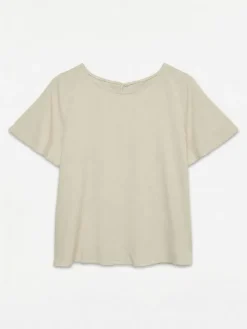 Blouse zandkleurig