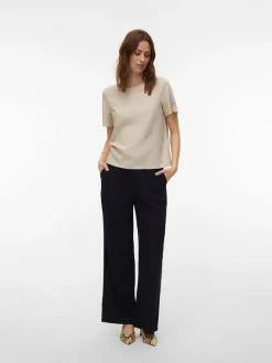 Blouse zandkleurig