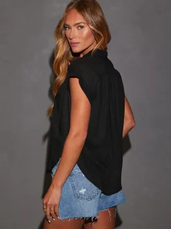 Blouse zwart